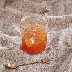 Nkuku Star Brass Teaspoon - Set of 2 Gift Set 4 Nkuku Star Brass Teaspoon - Set of 2 Gift Set