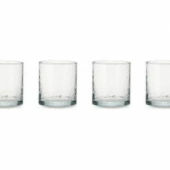 Nkuku Set of 4 Yala Hammered Tumblers