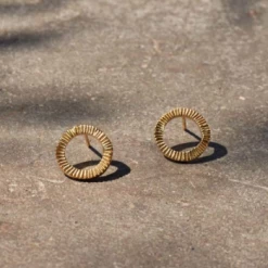 Nkuku Lalia Etched Earrings