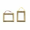 Nkuku 12.5x17.5 cm Brass and Glass Kariba Horizontal Frame
