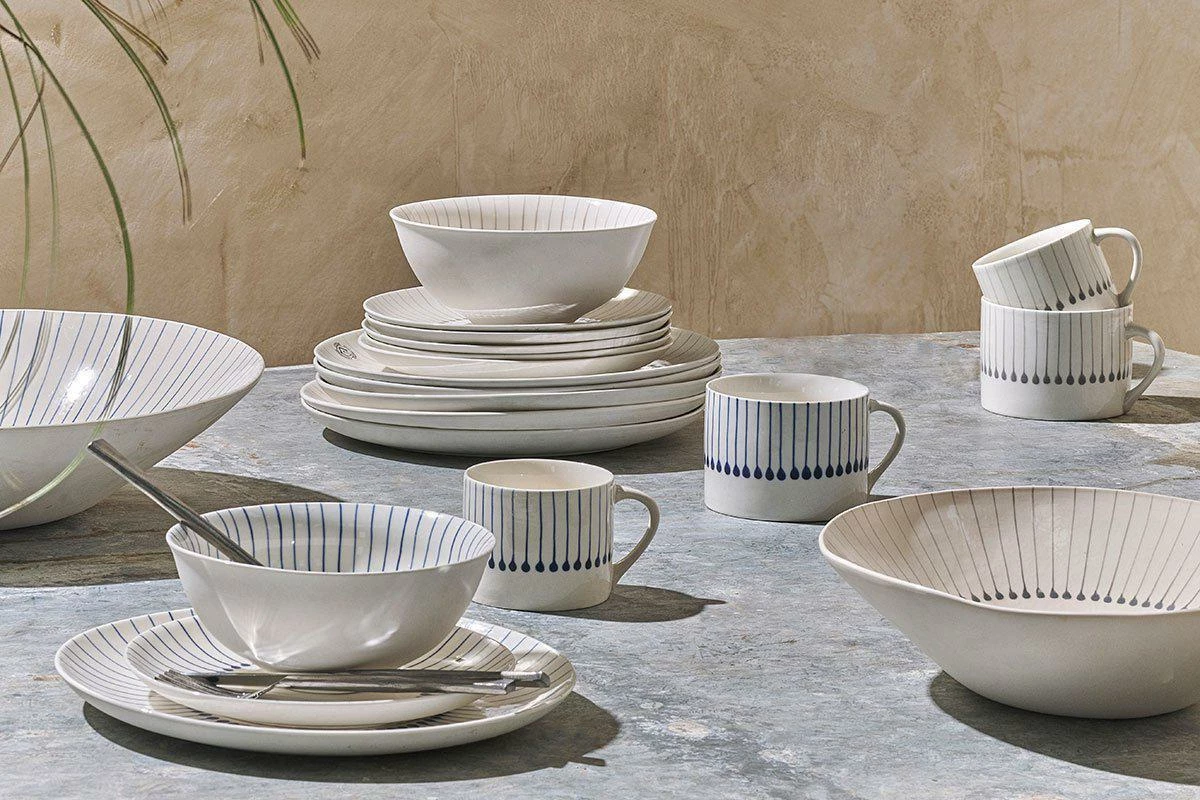 Nkuku Set of 2 Large Indigo Ceramic Iba Mug 4 Nkuku Set of 2 Large Indigo Ceramic Iba Mug