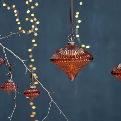 Nkuku Burnt Amber Bouka Giant Bauble