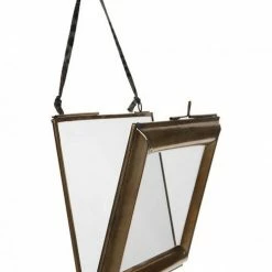 Nkuku 12.5x17.5 cm Brass and Glass Kariba Horizontal Frame