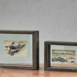 Nkuku 20x25 cm Dark Mango Wood Indu Frame