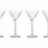 Nkuku Set of 4 Clear Mila Cocktail Glass