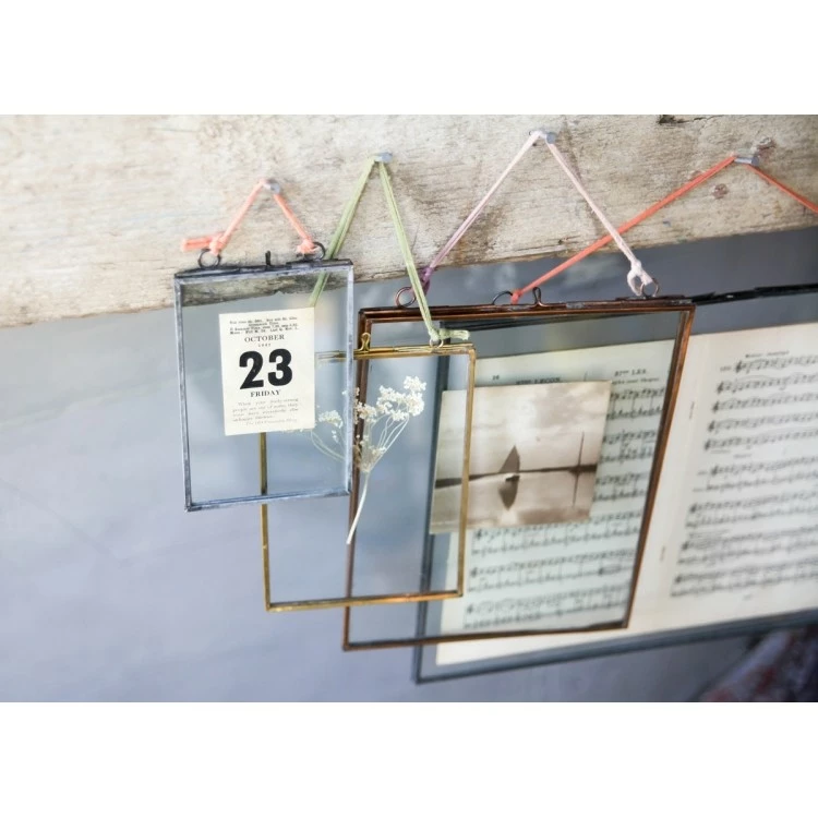 Nkuku Medium Zinc Glass Kiko Frame 4 Nkuku Medium Zinc Glass Kiko Frame