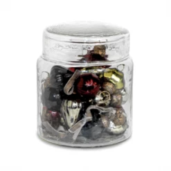 Nkuku Glass Baubles in A Sweets Jar Mixed