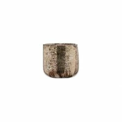 Nkuku Aban Rustic T-Light - Rustic Gold - Medium