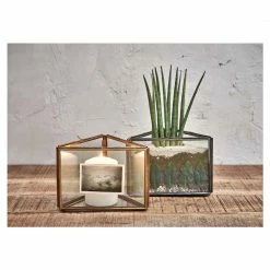 Nkuku Danta Triple Frame Planter Antique Black
