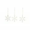 Nkuku Set of 3 16x16 cm Brass Wire Dagari Stars