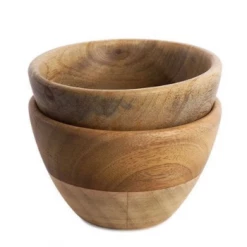 Nkuku Artisan Mango Wood Nibble Bowl