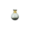 Nkuku Small Glass Smoke Miza Mini Vase
