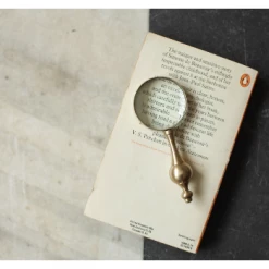 Nkuku Ndasa Brass Magnifying Glass