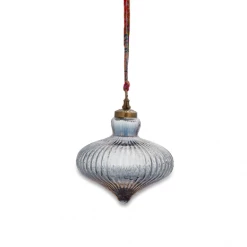 Nkuku Eliza Grey Giant Bauble