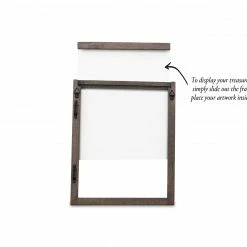 Nkuku 20.32x25.4 cm Dark Mango Wood and Glass Indu Frame 7 Nkuku 20.32x25.4 cm Dark Mango Wood and Glass Indu Frame
