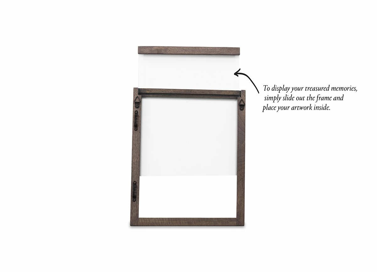 Nkuku 20.32x25.4 cm Dark Mango Wood and Glass Indu Frame 3 Nkuku 20.32x25.4 cm Dark Mango Wood and Glass Indu Frame