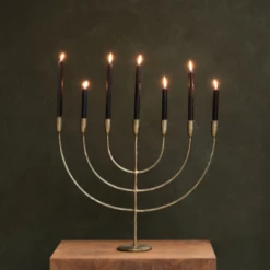 Nkuku Mbata Giant Brass Candelabra