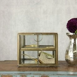 Nkuku Bequai Glass Compartment Box