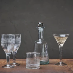 Nkuku Clear Mila Tumbler Glasses - Set of 4