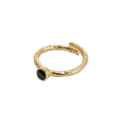 Nkuku Kira Adjustable Ring Black Onyx