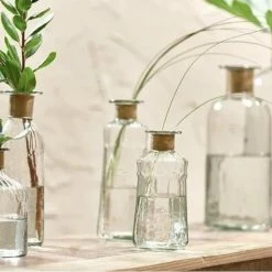 Nkuku Small Chara Hammered Bottle Vase