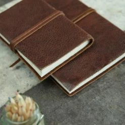 Nkuku A6 Leather Kadira Notebook
