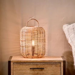 Nkuku Noko Wicker Lamp - Extra Small