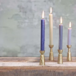 Nkuku Jahi Brass Candlestick - Small