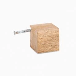 Nkuku Mango Wood Hansa Cube Ruler