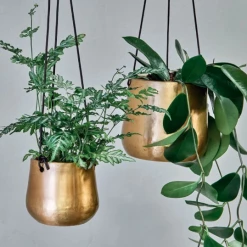 Nkuku Brass Atsu Large Plant Hanger