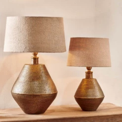 Nkuku Nalgonda Lamp - Antique Brass - Large 7 Nkuku Nalgonda Lamp - Antique Brass - Large