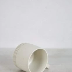 Nkuku Cream Enesta Line Mug