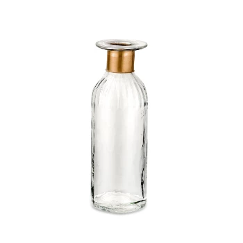 Nkuku Chara Hammered Bottle Vase - Lines Large 1 Nkuku Chara Hammered Bottle Vase - Lines Large