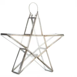 Nkuku Small Antique Zinc Sanwi Standing Star
