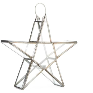 Nkuku Small Antique Zinc Sanwi Standing Star 1 Nkuku Small Antique Zinc Sanwi Standing Star