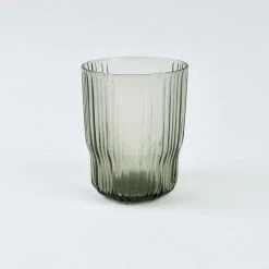 Nkuku Set of 4 Fali Smoke Glass Tumbler 9 Nkuku Set of 4 Fali Smoke Glass Tumbler