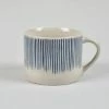 Nkuku White & Blue Small Karuma Ceramic Mug