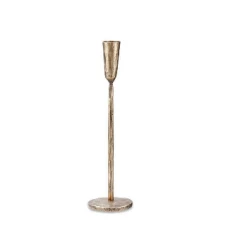 Nkuku Medium Mbata Brass Candlestick Candleholder