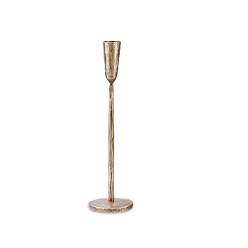 Nkuku Medium Mbata Brass Candlestick Candleholder 1 Nkuku Medium Mbata Brass Candlestick Candleholder