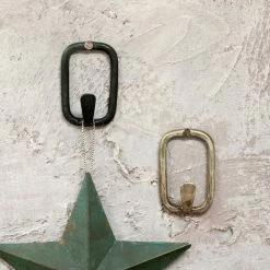 Nkuku Brass Rectangular Tima Hanger