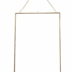 Nkuku Brass Glass Kiko Frame