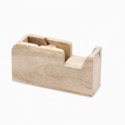 Nkuku Mango Wood Hansa Tape Dispenser