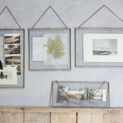 Nkuku Brass Glass Kiko Frame