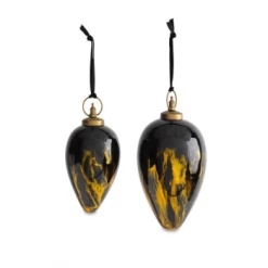 Nkuku Large Aged and Amber Danoa Giant Bauble Drop