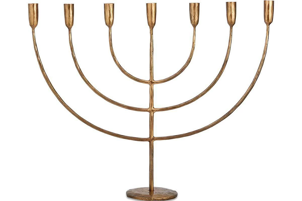 Nkuku Antique Brass Mbata Giant Brass Candelabra Candleholder 1 Nkuku Antique Brass Mbata Giant Brass Candelabra Candleholder