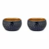 Nkuku Black Darani Tealight Holder