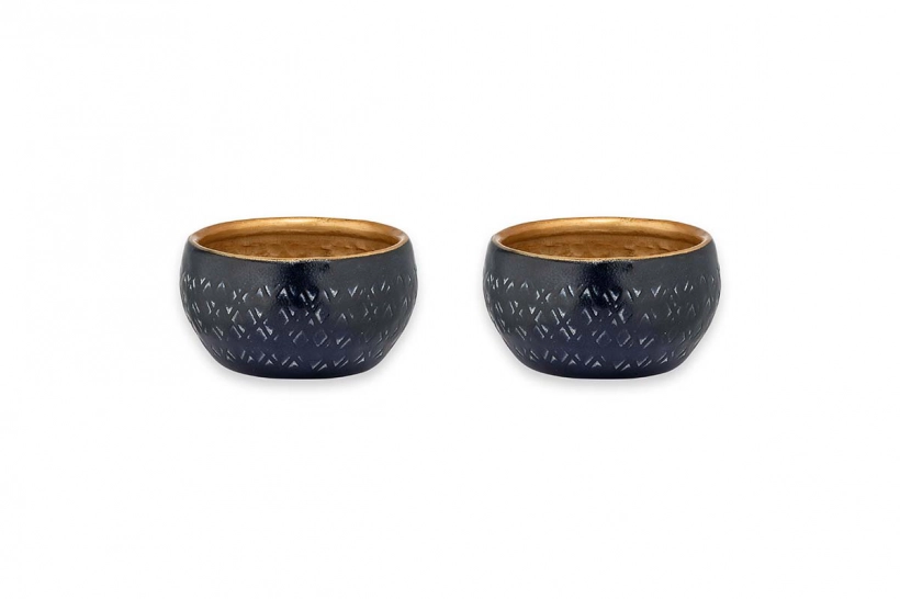 Nkuku Black Darani Tealight Holder 1 Nkuku Black Darani Tealight Holder