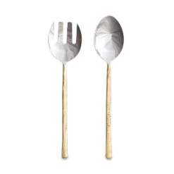 Nkuku Set of 2 Sirkali Gold Salad Server