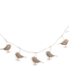 Nkuku Ramya Wire Bird Garland - Brass