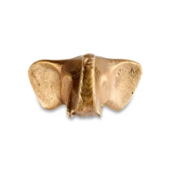 Nkuku Elephant Brass Hook